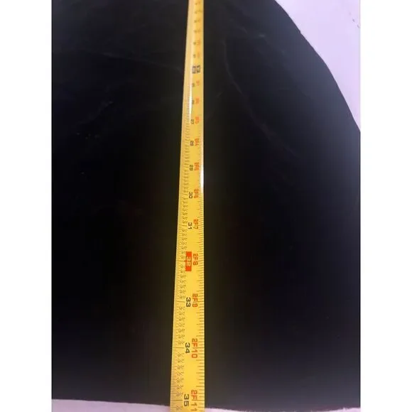 Vintage Scott McClintock Black‎ Velvet and Gold Detail Lace Dress - Picture 11 of 14